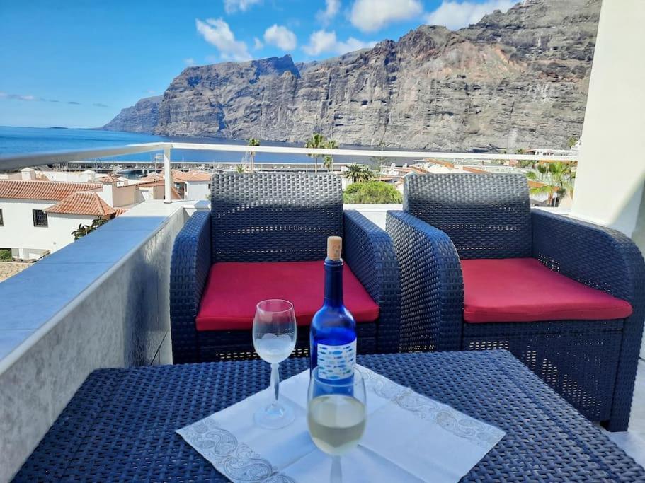 Amazing View Los Gigantes & La Gomera Apartment Acantilado de los Gigantes Exterior foto