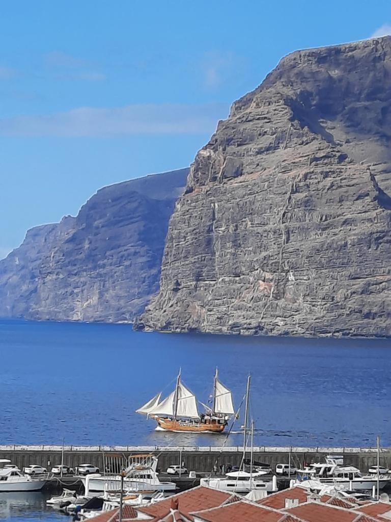 Amazing View Los Gigantes & La Gomera Apartment Acantilado de los Gigantes Exterior foto