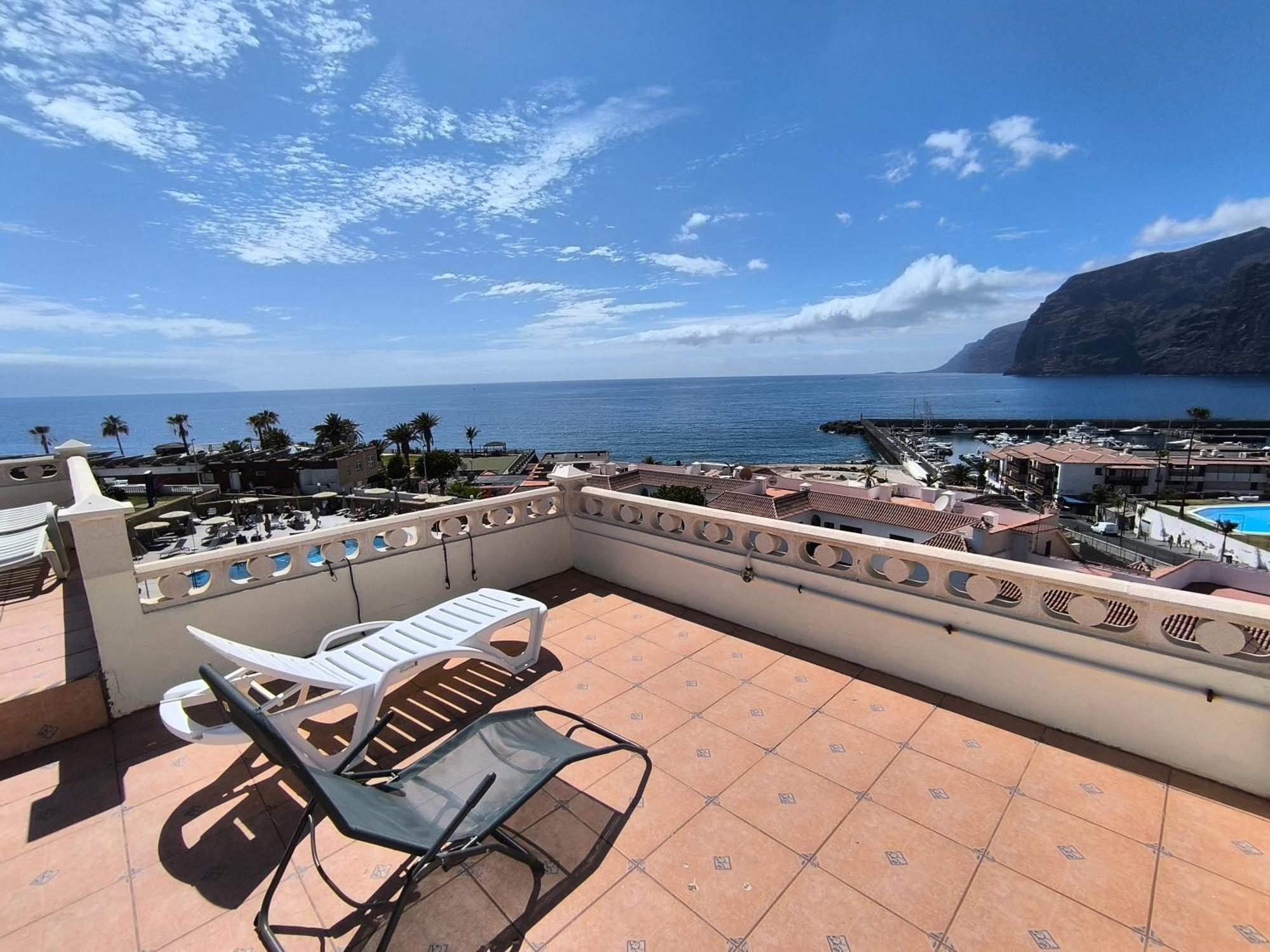Amazing View Los Gigantes & La Gomera Apartment Acantilado de los Gigantes Exterior foto